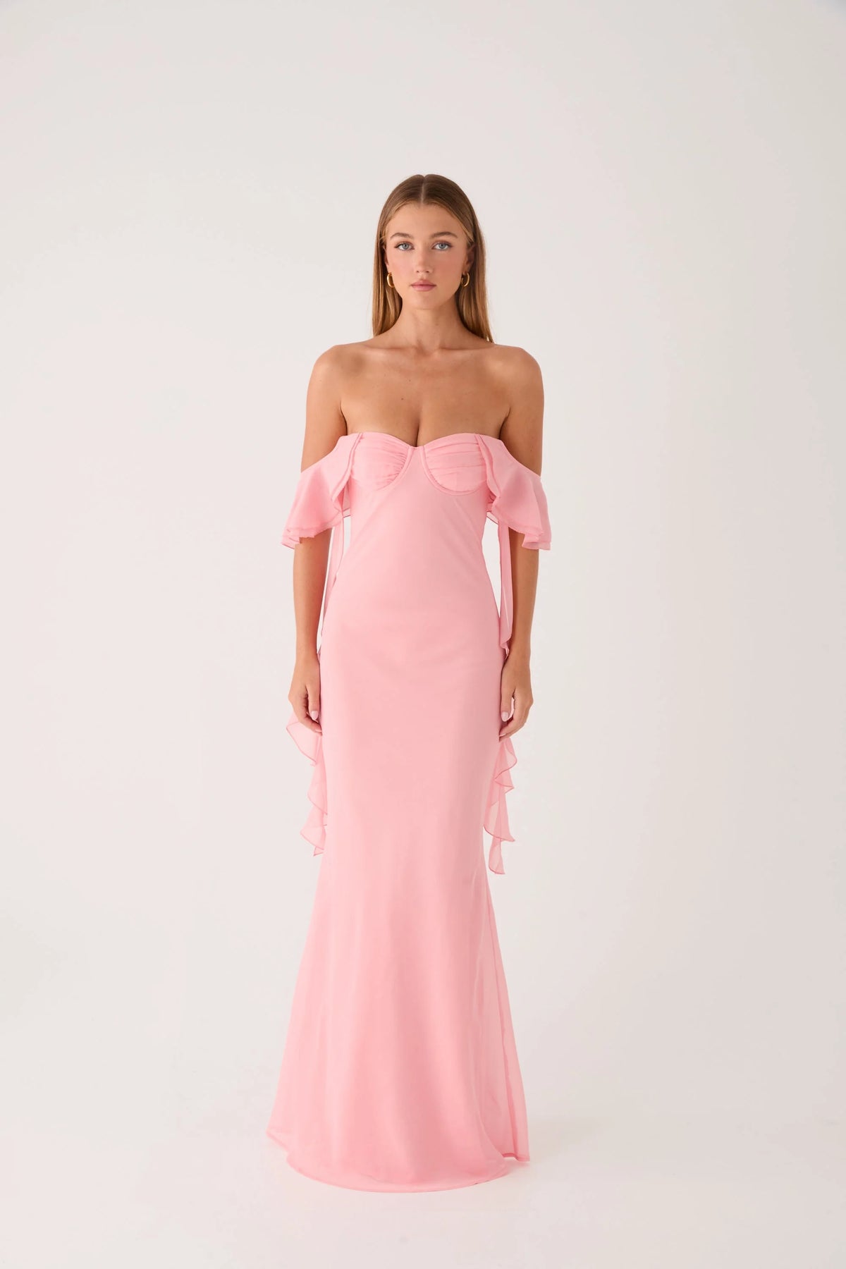 Maliyah Maxi Dress - Peach