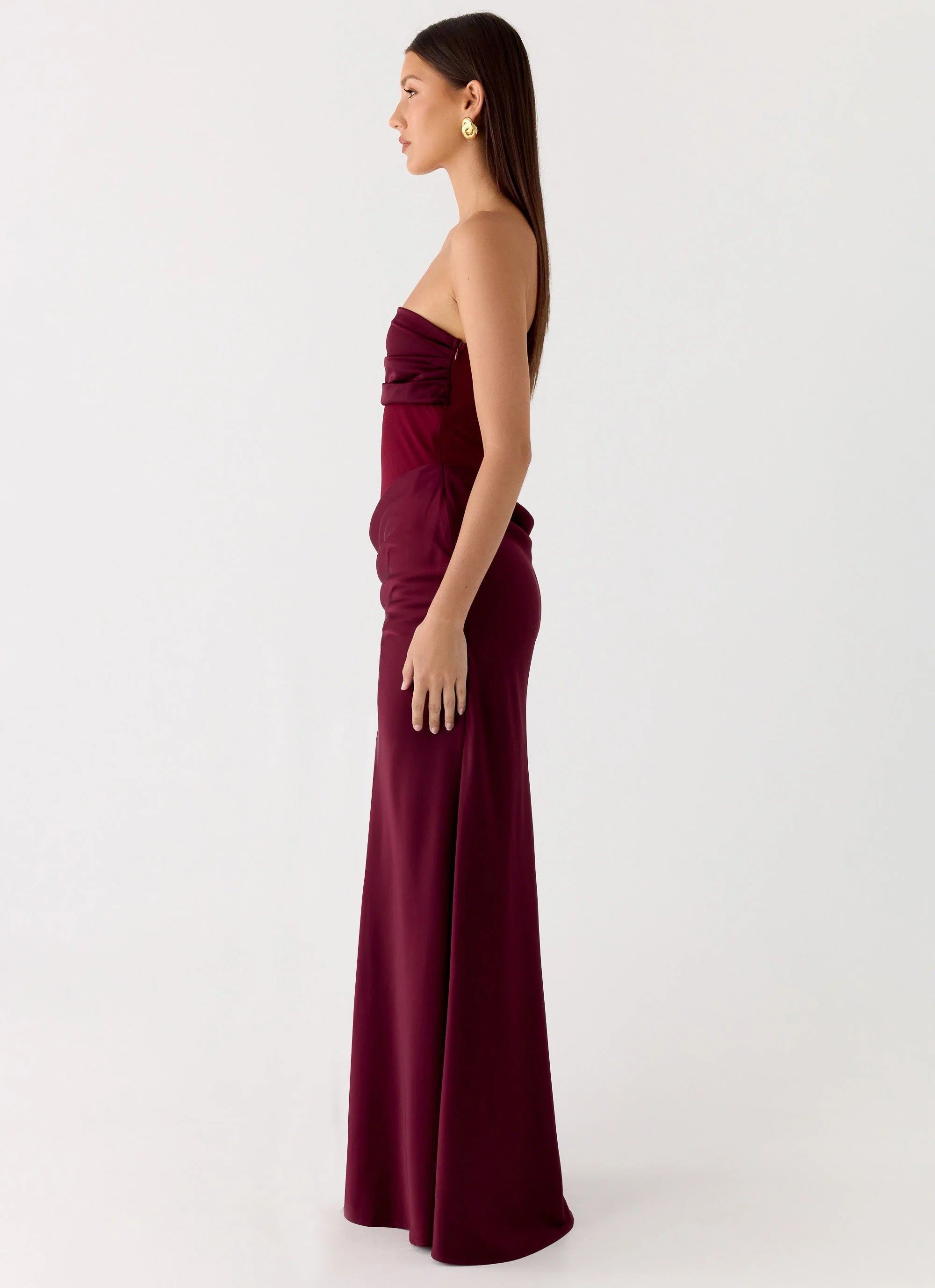Champagne Skies Maxi Dress Plum