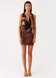 Larson Mini Dress Black Gradient