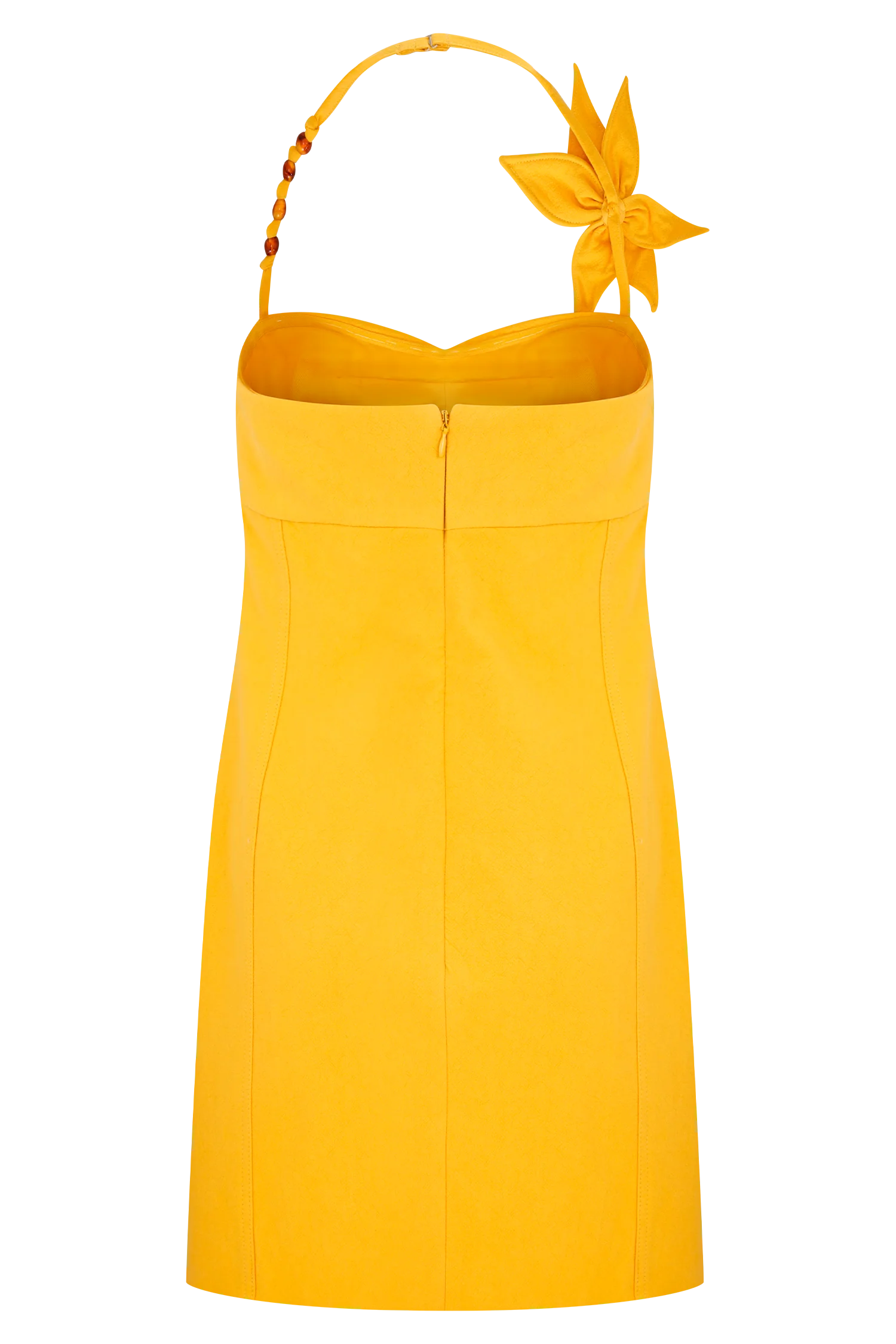 Reyes Cotton Floral Mini Dress Butterscotch