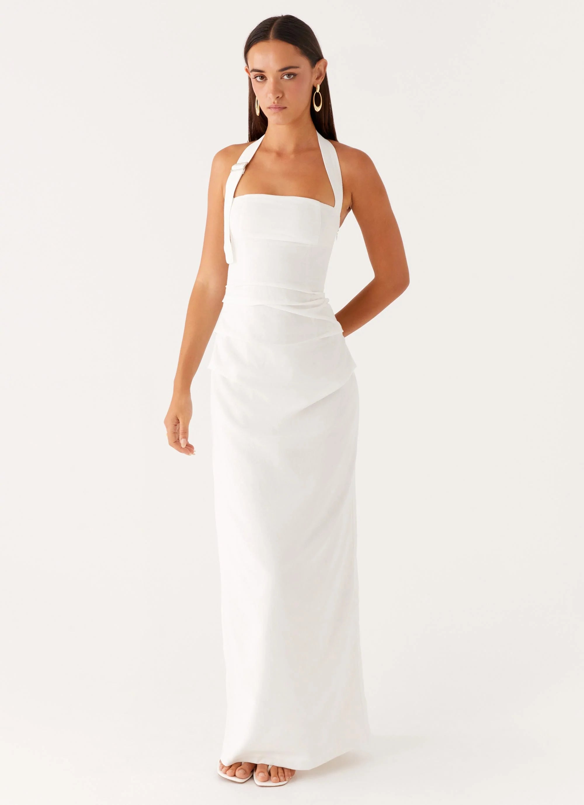 Rumour Has it Maxi Dress White