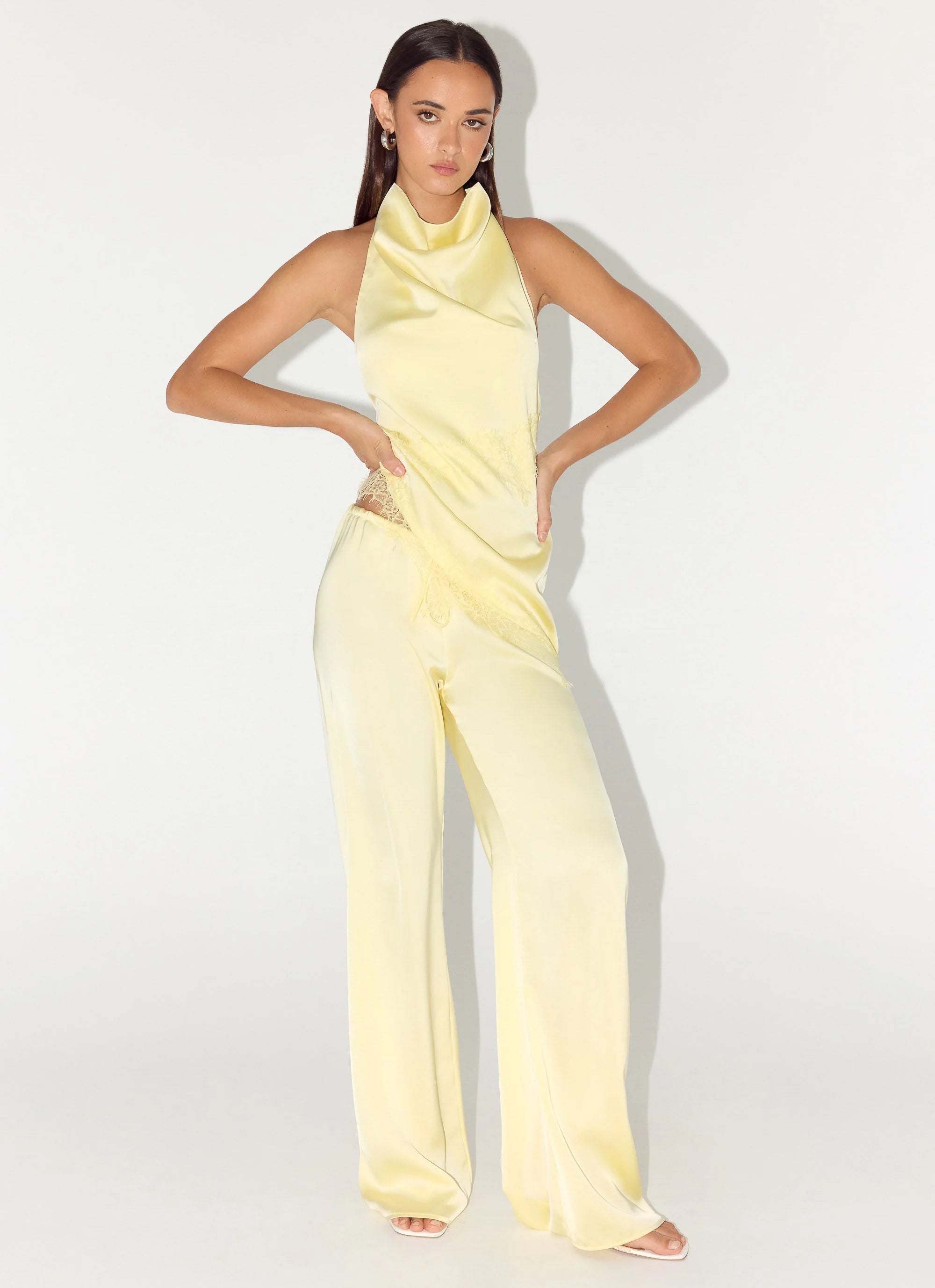 Deacon Low Rise Pants - Yellow