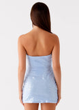 Martini Mini Dress Blue