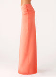 Elisabetta Maxi Skirt Coral