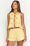 Baxter Yellow Gingham Shorts
