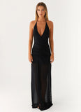 Louvre Maxi Dress Black