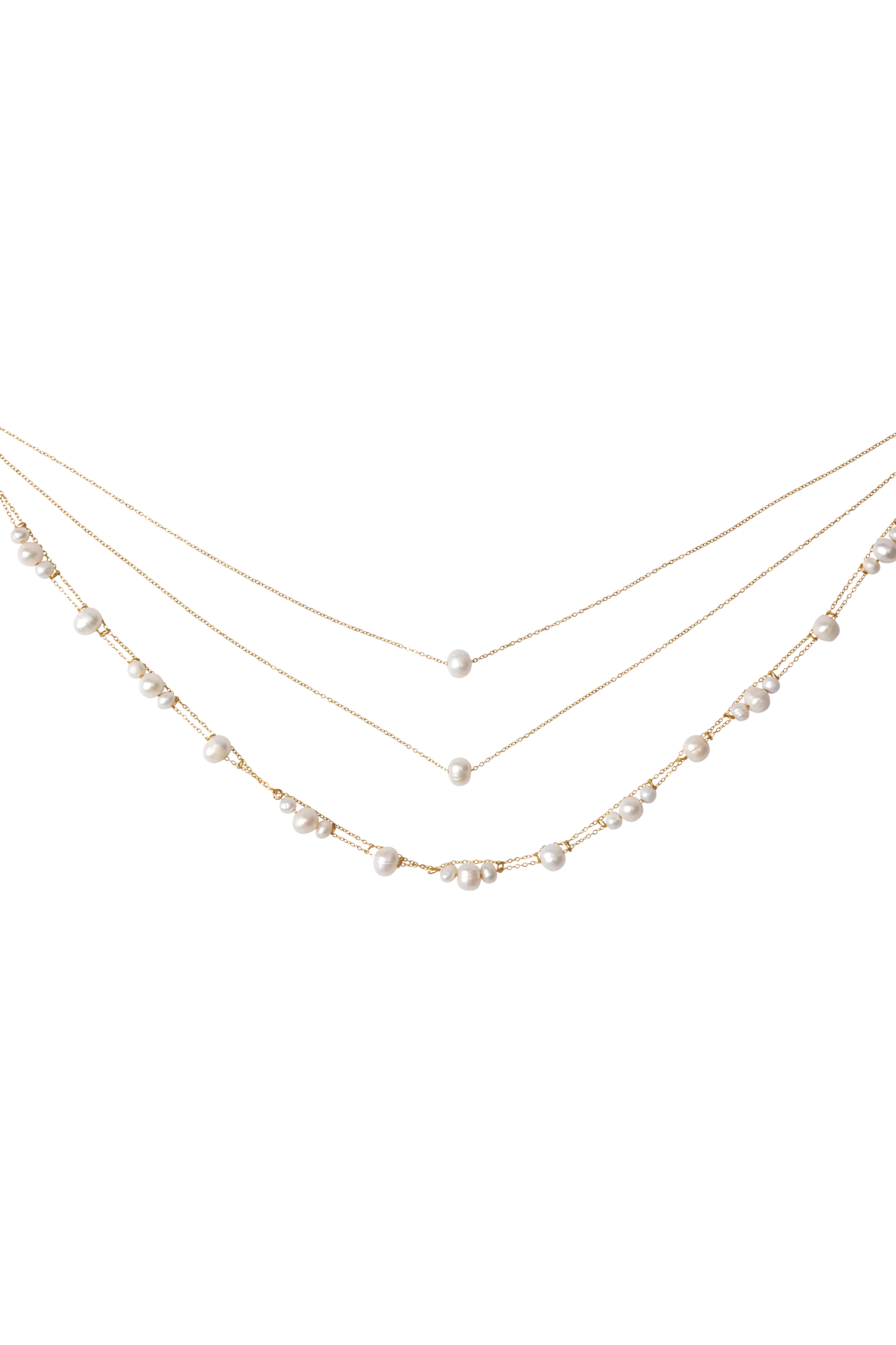 Aryanne Layered Pearl Choker Pearl