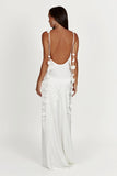 Elenora Rose Gown White