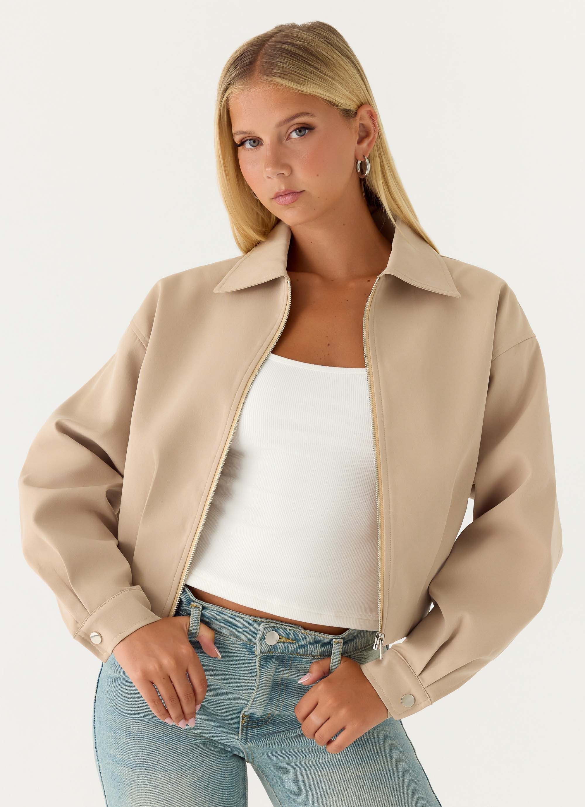 Ready To Go Jacket Beige