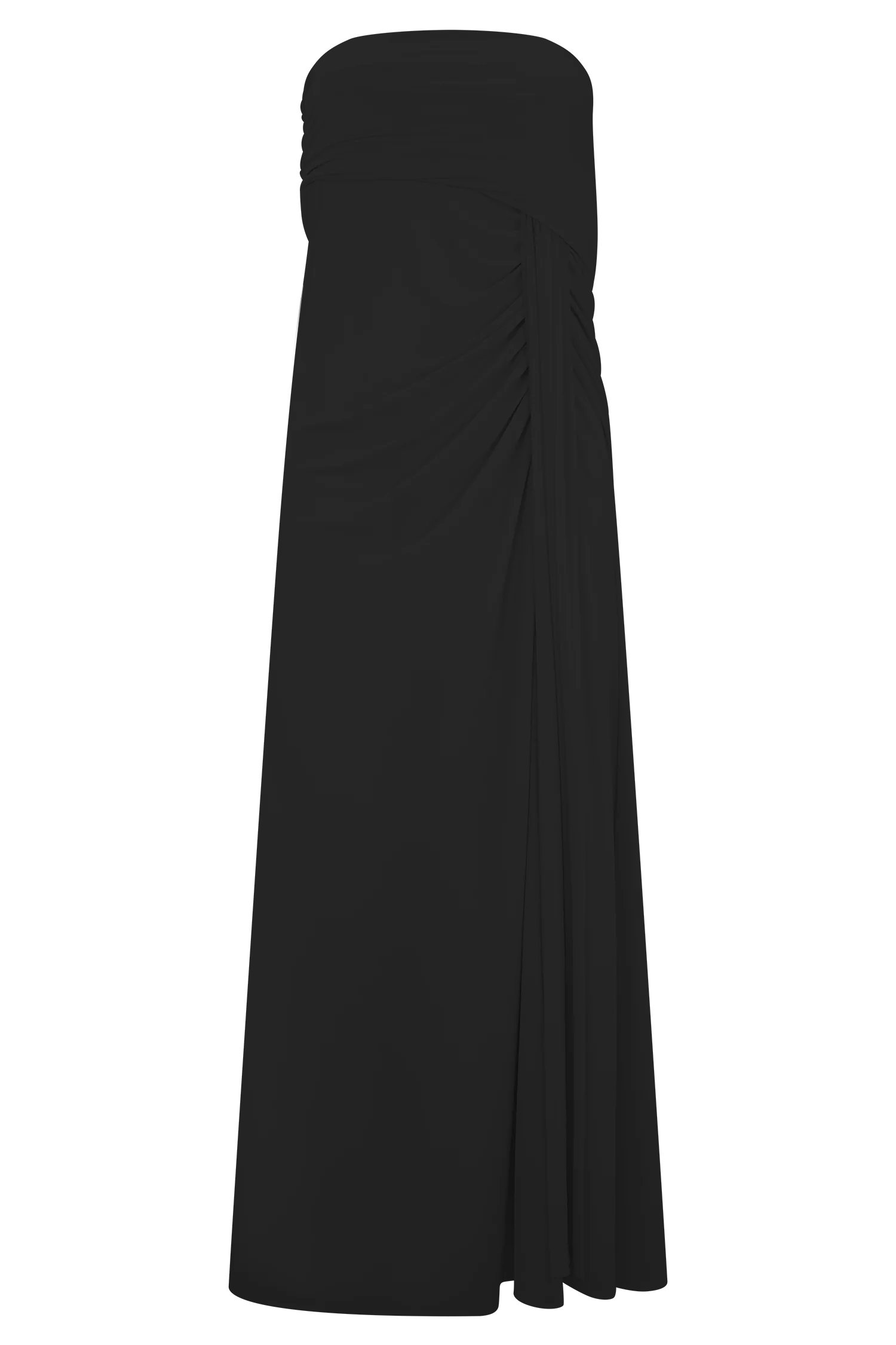 Calandra Slinky Maxi Skirt Black