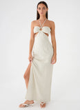 Laid Bare Maxi Dress - Desert Stripe