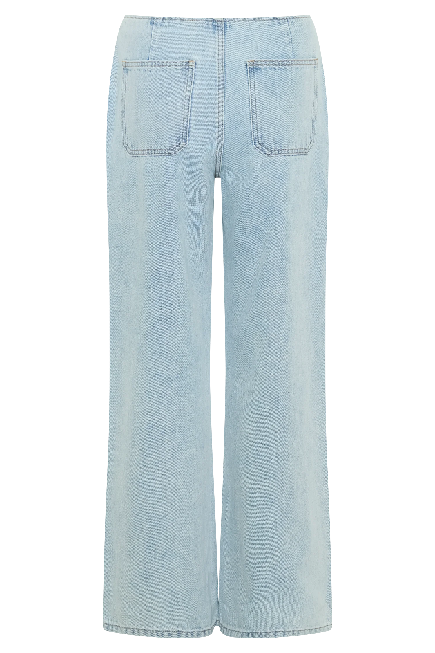 Caitlin Mid Rise Denim Jeans Light Blue