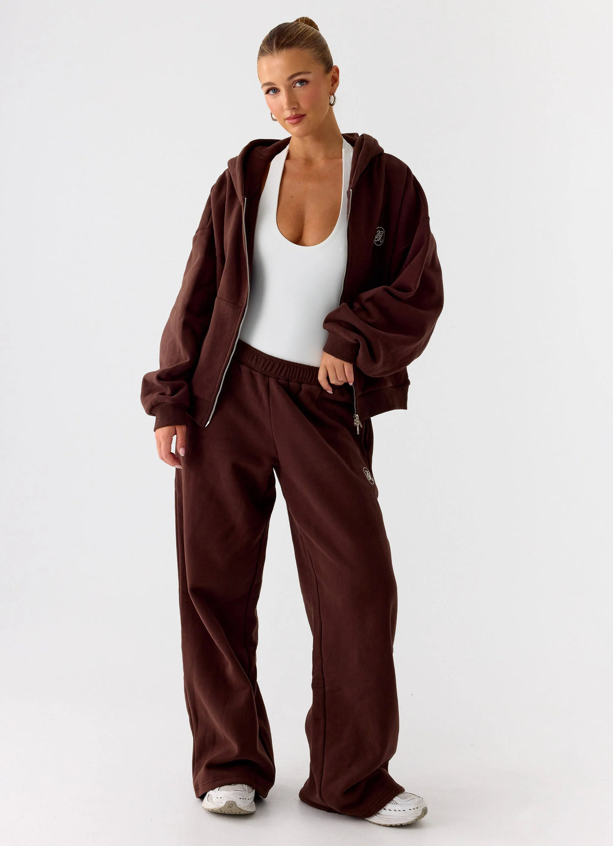 Signature Low Rise Sweatpants Chocolate