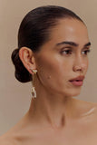 Adelaide Pearl Drop Earrings Gold