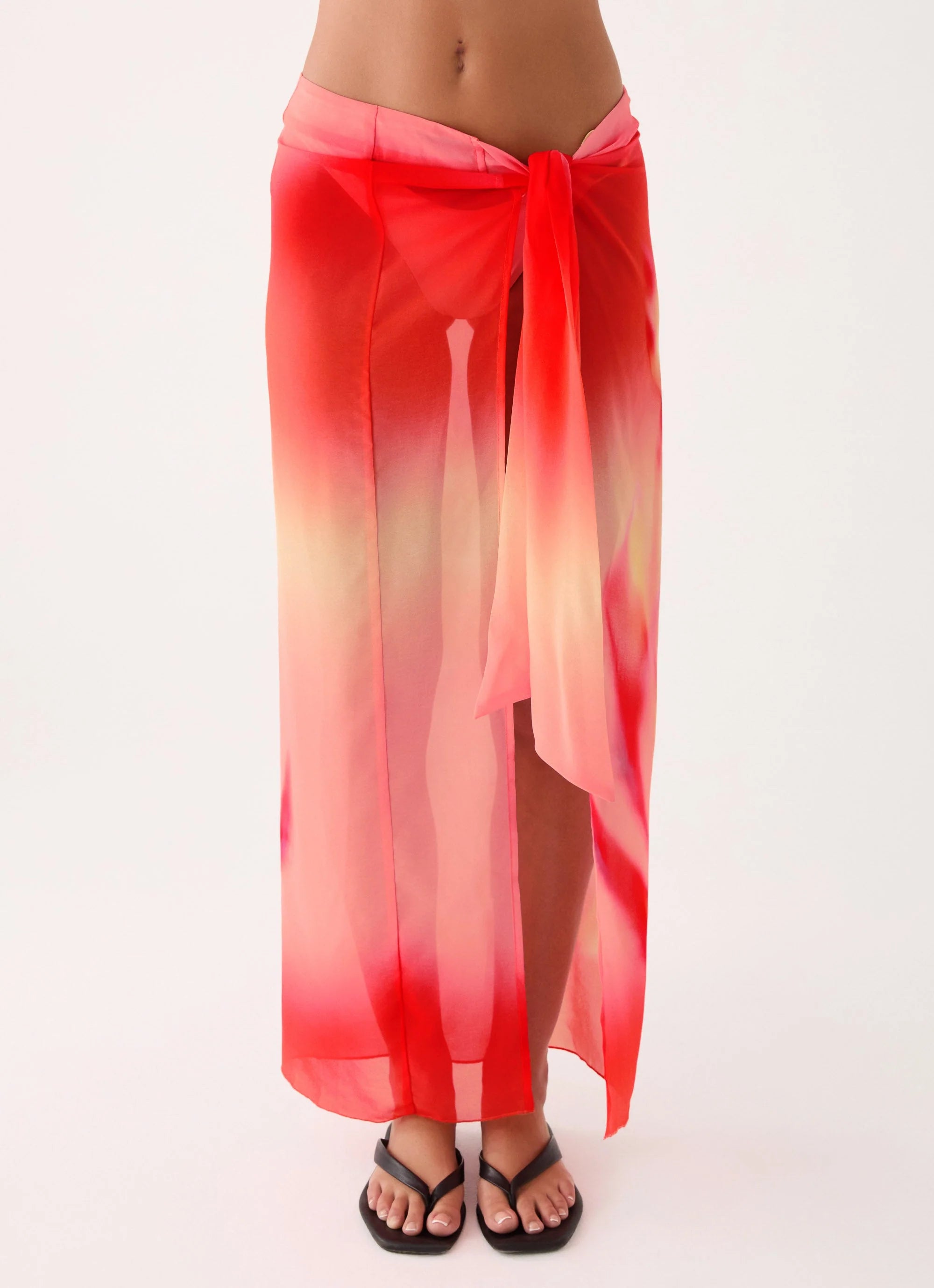 Low Tide Sarong Maxi Skirt Sunburnt Petal