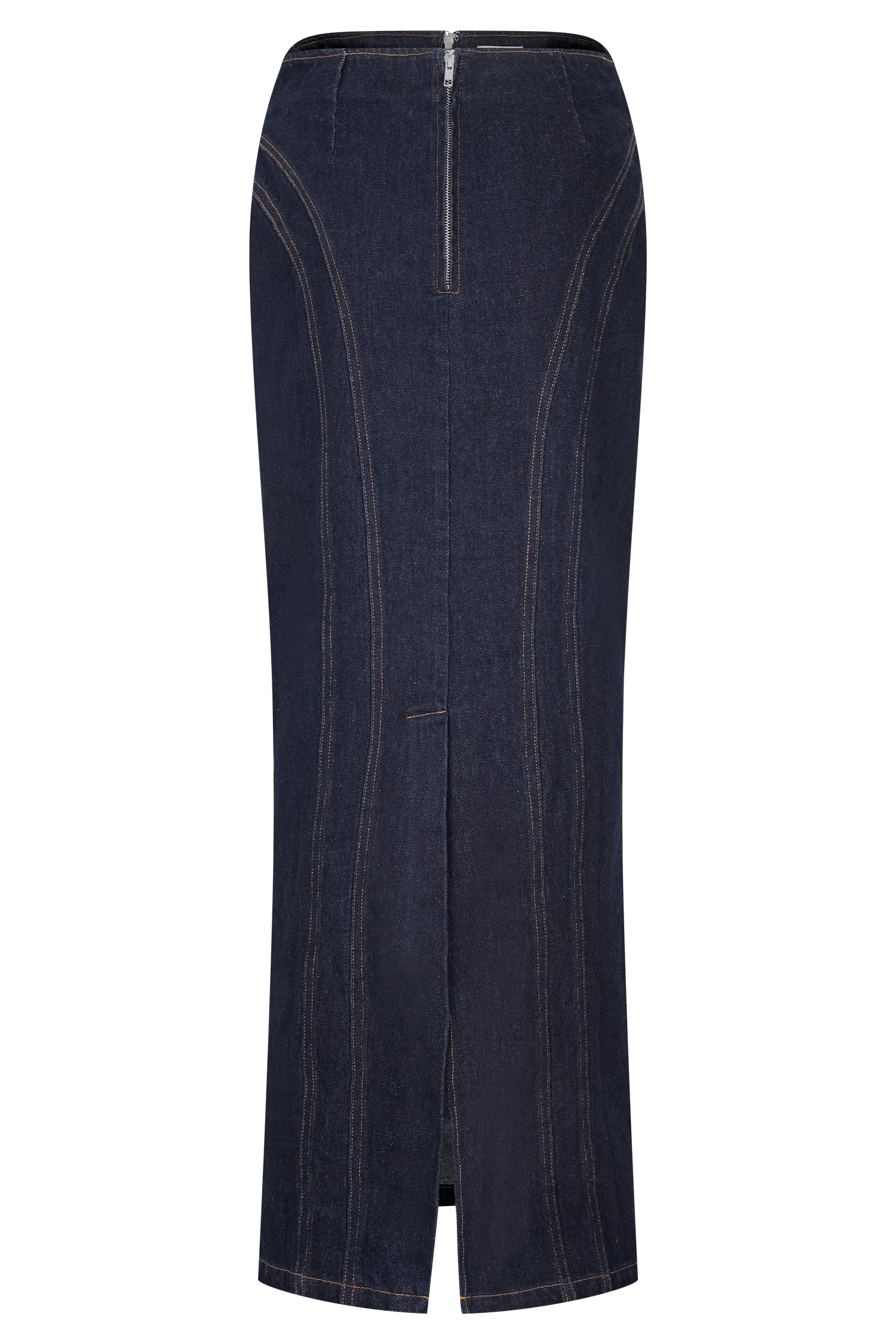 Alma Denim Maxi Skirt Indigo Blue