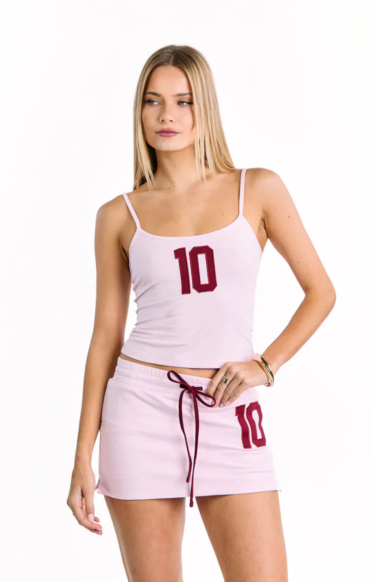 Karey Pink Jersey Top