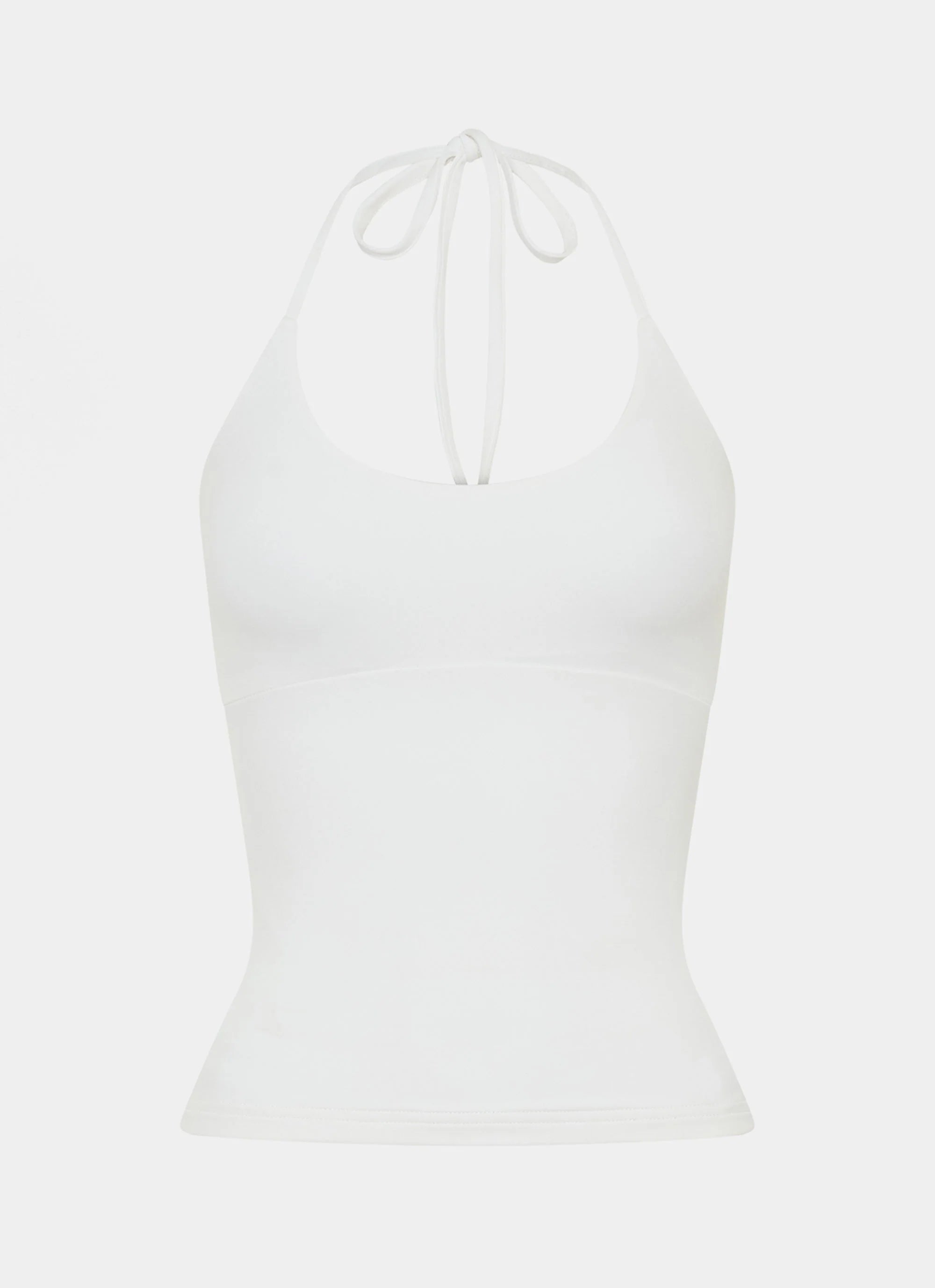 Chauncey Halter Top White