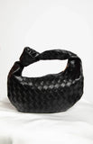 Rylie Black PU Shoulder Bag
