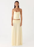 Tayana Corset Top Yellow