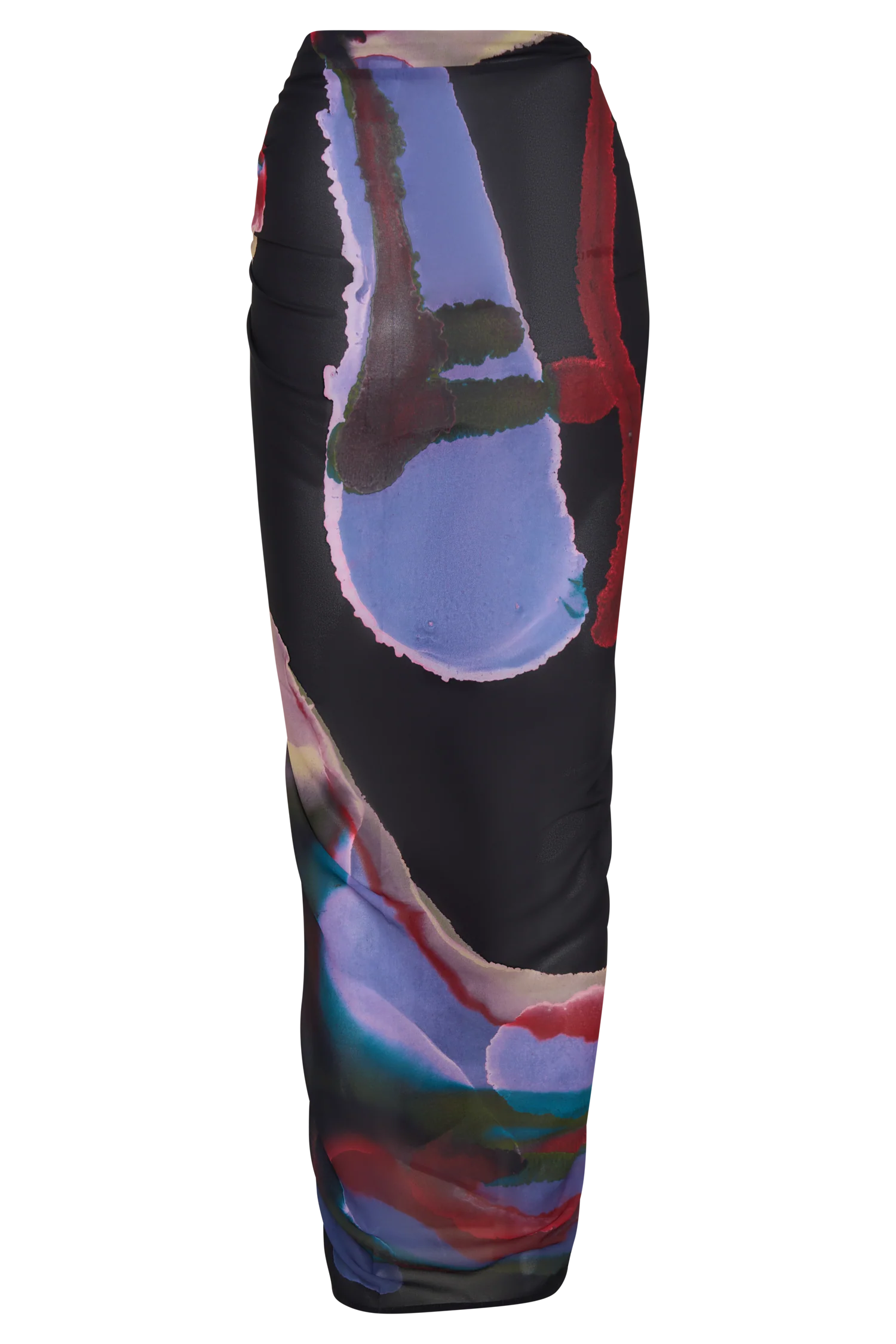 Evie Chiffon Sarong Multi Fluid Reverie Print