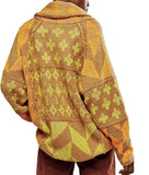 Women Cardigan Sweater Shawl Collar Button Down Oversized Sweaters Boho Fall Coat