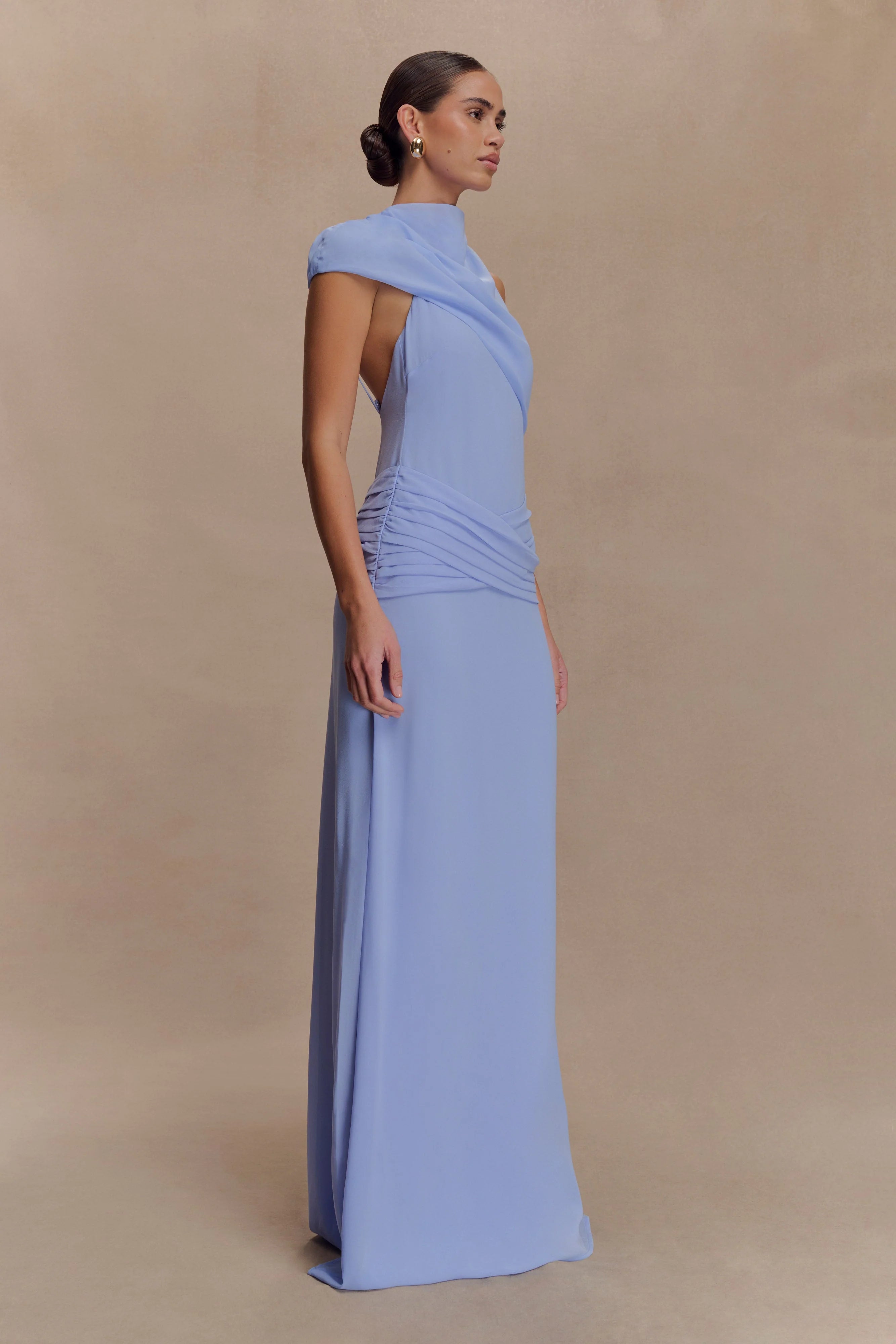 Analia Chiffon Maxi Dress Lilac