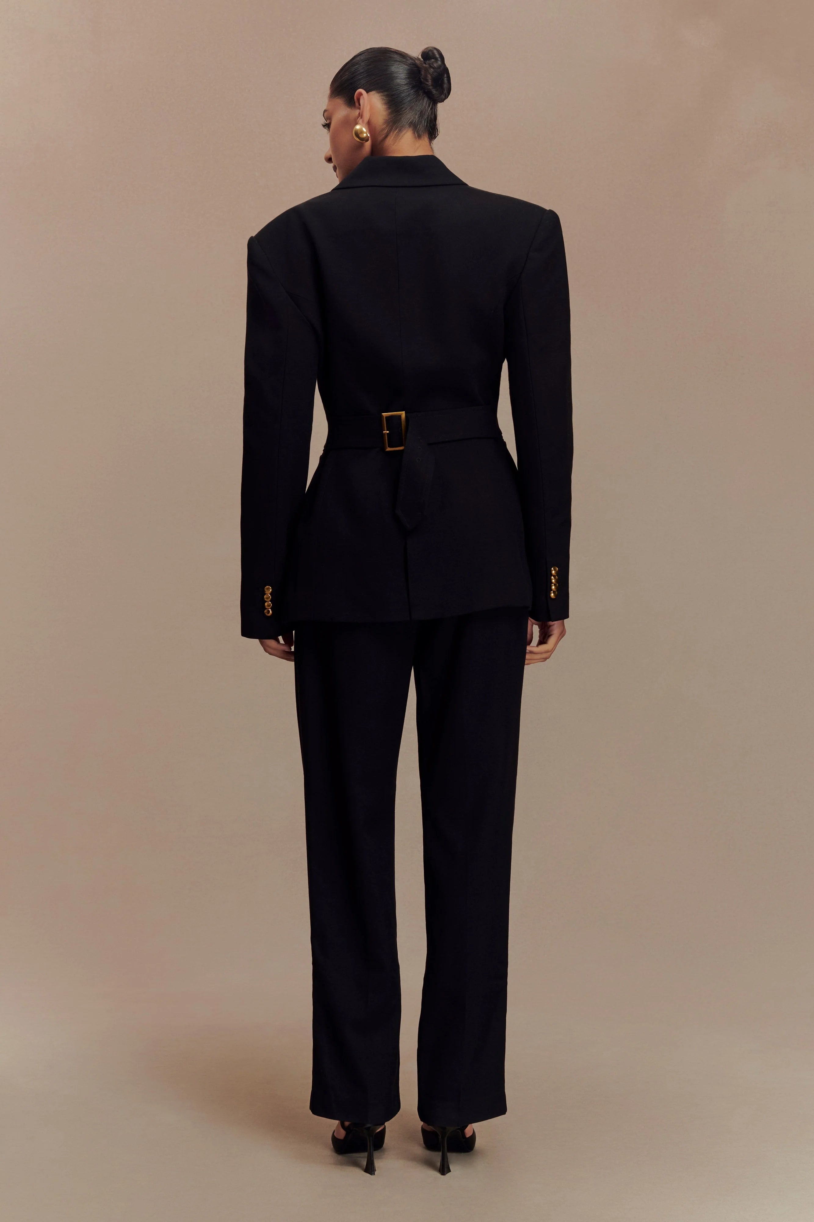 Bellamy Cinched Blazer Black